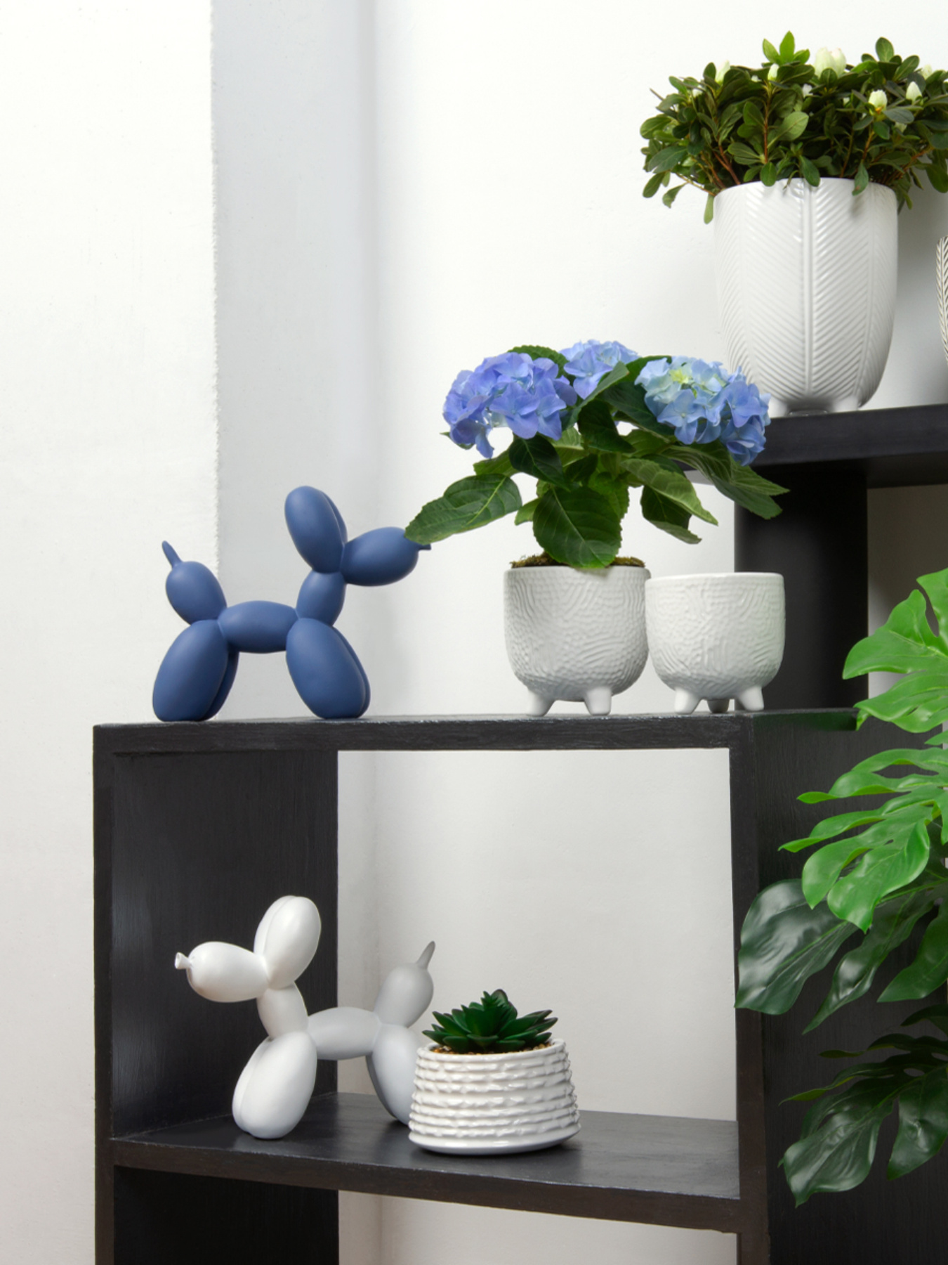 Статуетка "Пес з кульки" синя MBM HOME модель DH-ST-06 DARK BLUE Фото