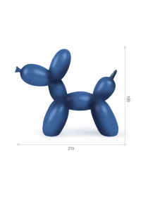 Статуетка "Пес з кульки" синя MBM HOME модель DH-ST-06 DARK BLUE Фото