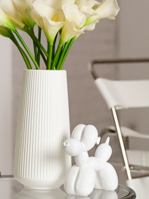 Статуэтка "Собака из шарика" белая MBM MY HOME модель DH-ST-06 WHITE Фото