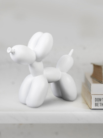 Статуэтка "Собака из шарика" белая MBM MY HOME модель DH-ST-06 WHITE Фото