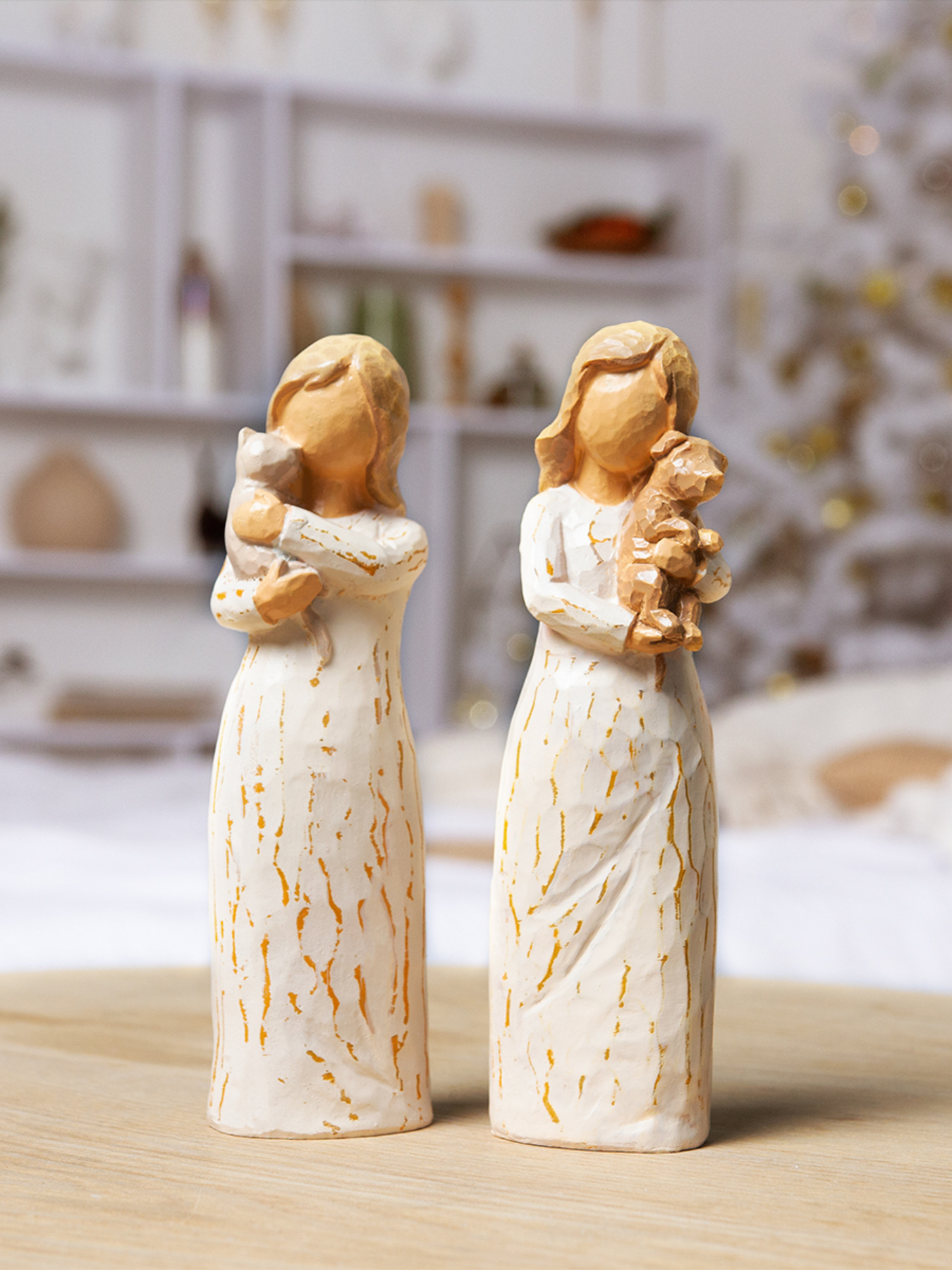 Статуэтка "Девушка со щенком" MBM HOME модель DH-ST-08 COLOR Фото