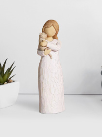 Статуэтка "Девушка с котенком" MBM MY HOME модель DH-ST-09 COLOR Фото