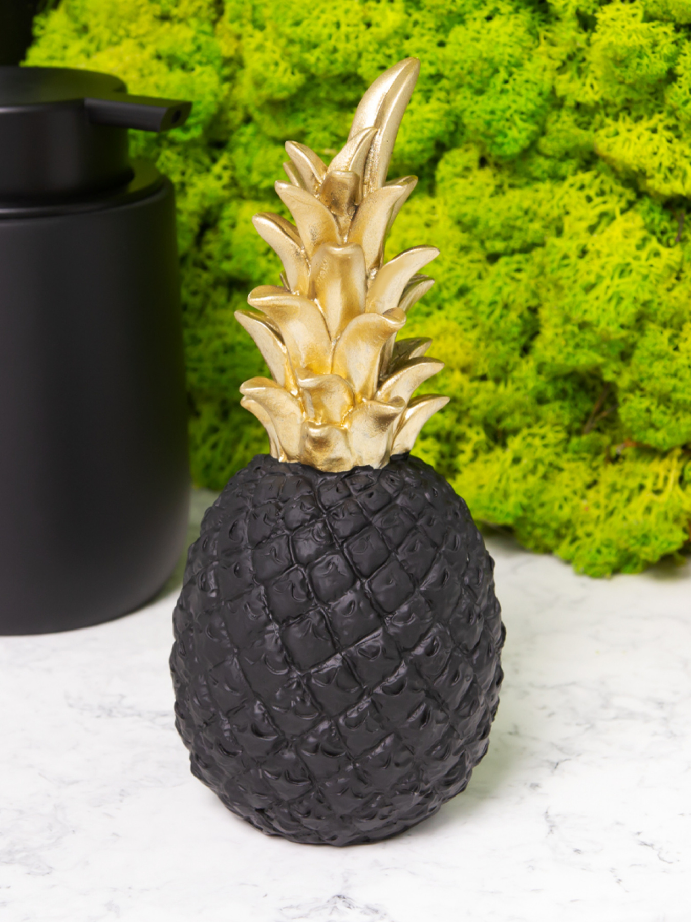 Статуэтка "Ананас" черная MBM MY HOME модель DH-ST-12 BLACK Фото