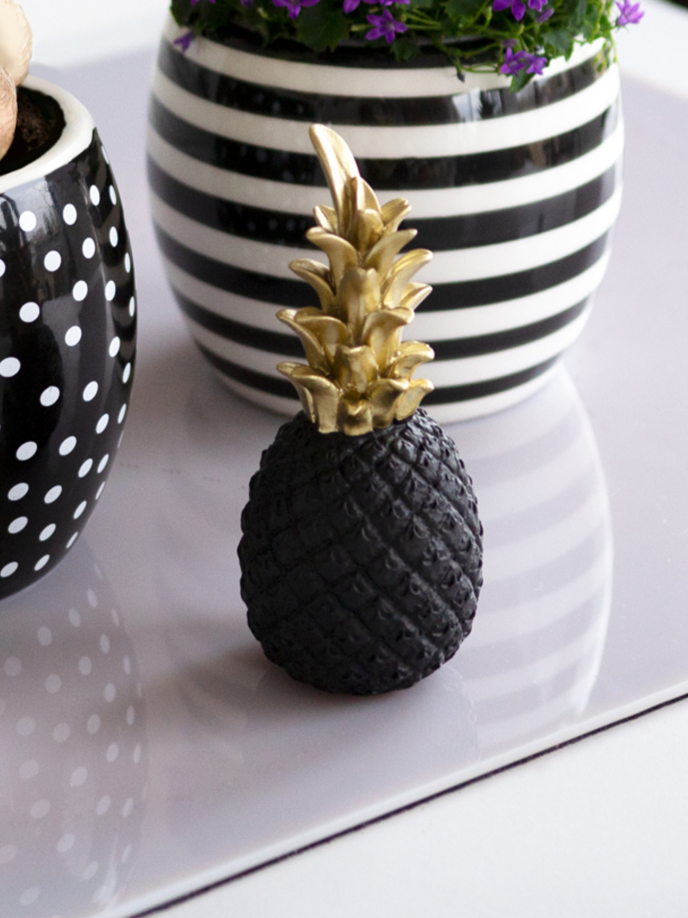 Статуетка "Ананас" чорна MBM HOME модель DH-ST-12 BLACK Фото