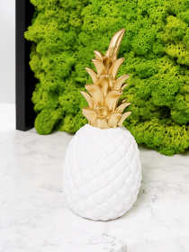 Статуэтка "Ананас" белая MBM MY HOME модель DH-ST-12 WHITE Фото