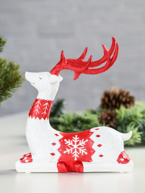 Статуетка "Новорічний олень" MBM MY HOME модель DH-ST-15 RED Фото