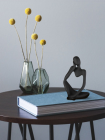 Статуэтка "Мыслитель" черная MBM MY HOME модель DH-ST-16-1 BLACK Фото