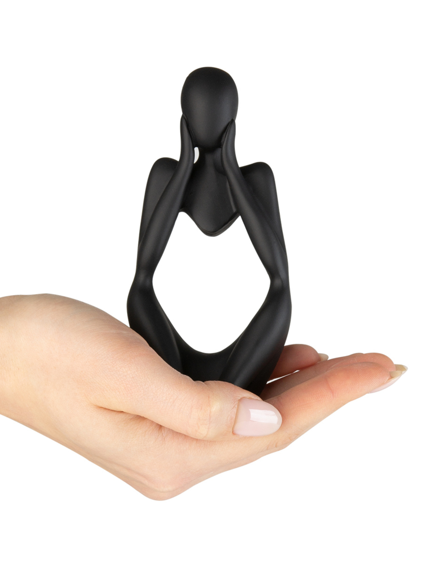 Статуетка "Мислитель" чорна MBM HOME модель DH-ST-16-2 BLACK Фото