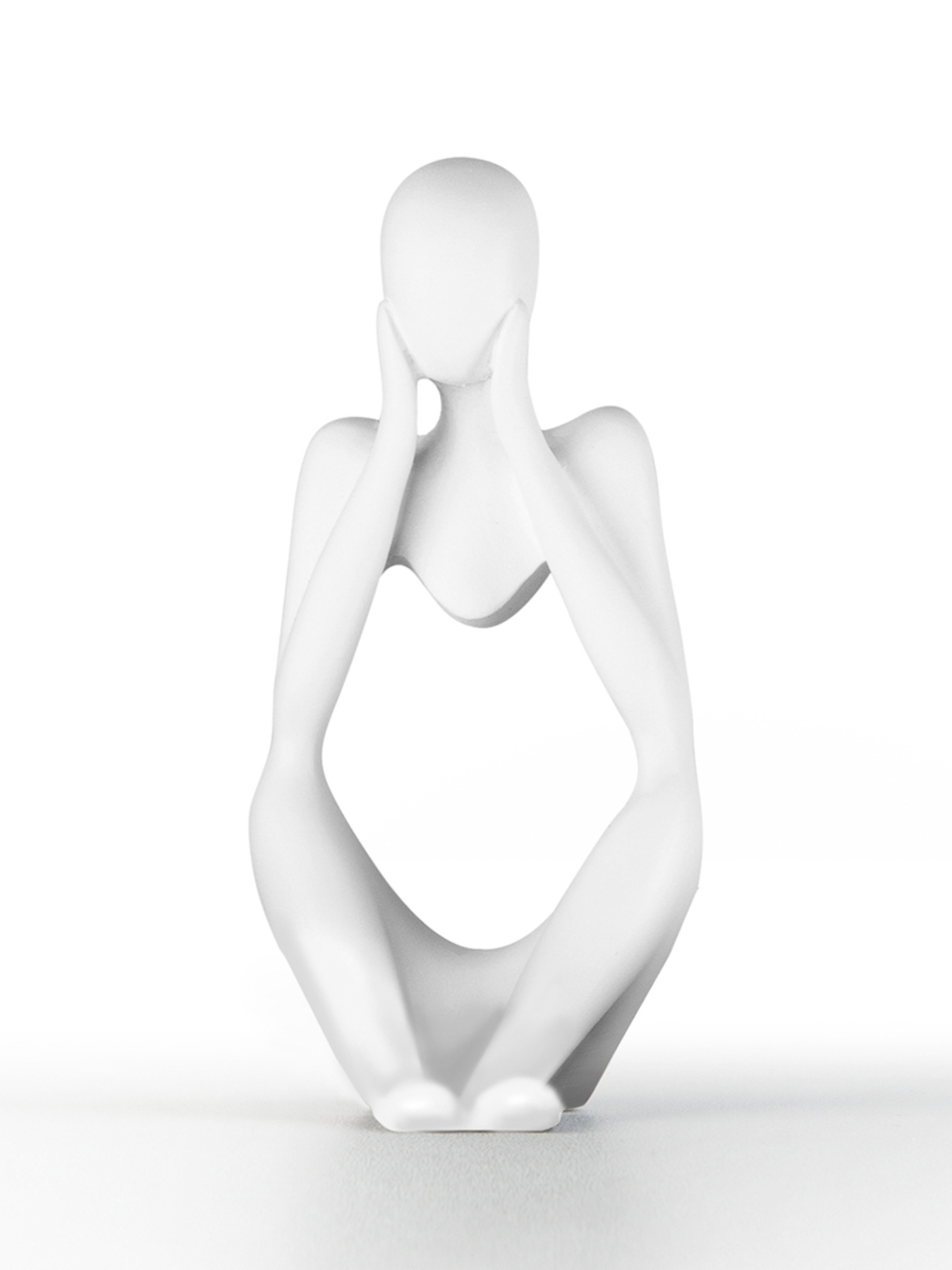 Статуэтка "Мыслитель" белая MBM MY HOME модель DH-ST-16-2 WHITE Фото