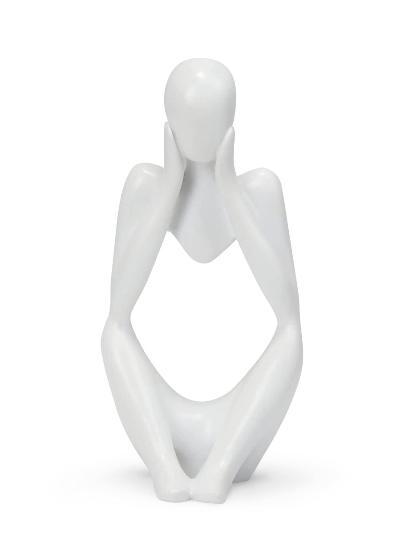 Статуэтка "Мыслитель" белая MBM MY HOME модель DH-ST-16-2 WHITE Фото