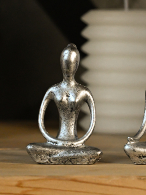 Статуэтка "Асана" MBM MY HOME модель DH-ST-19-4 GRAY Фото
