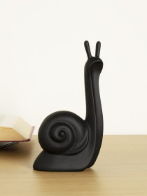 Статуэтка "Улитка" черная MBM MY HOME модель DH-ST-24 BLACK Фото
