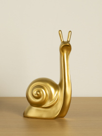 Статуэтка "Улитка" золотая MBM MY HOME модель DH-ST-24 GOLD Фото