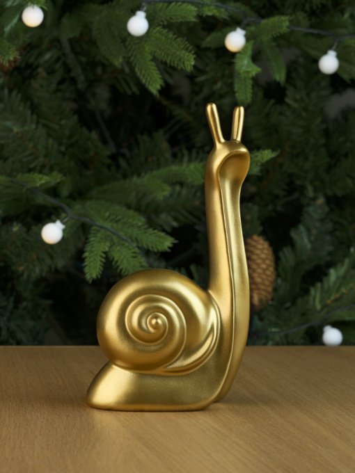 Статуэтка "Улитка" золотая MBM MY HOME модель DH-ST-24 GOLD Фото