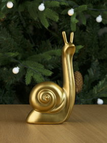 Статуэтка "Улитка" золотая MBM HOME модель DH-ST-24 GOLD Фото