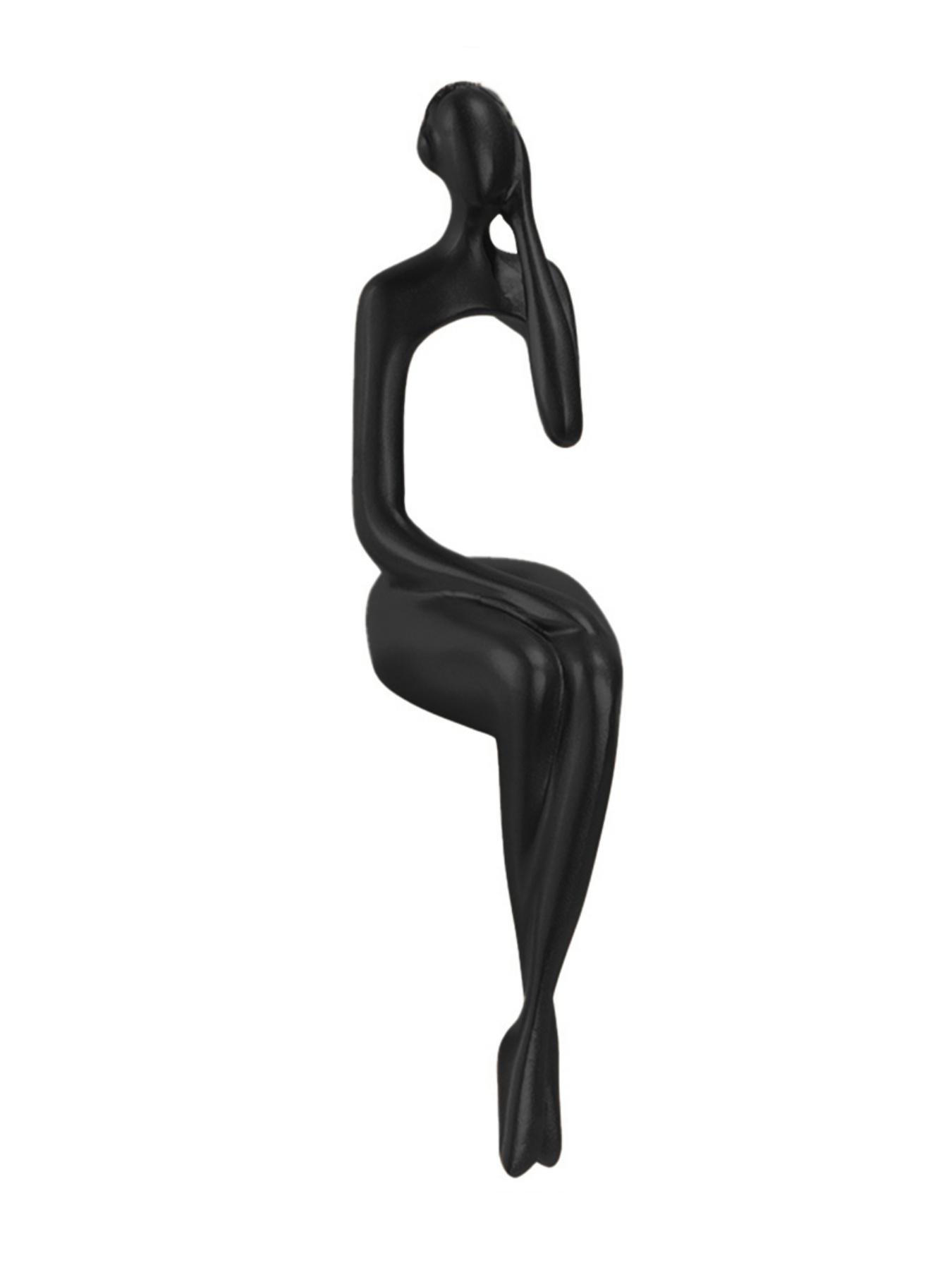 Статуэтка "Человек мыслит" черная MBM MY HOME модель DH-ST-27 BLACK Фото