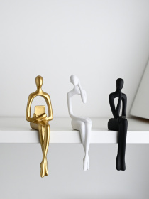 Статуетка "Людина з мрією" золота MBM MY HOME модель DH-ST-28 GOLD Фото