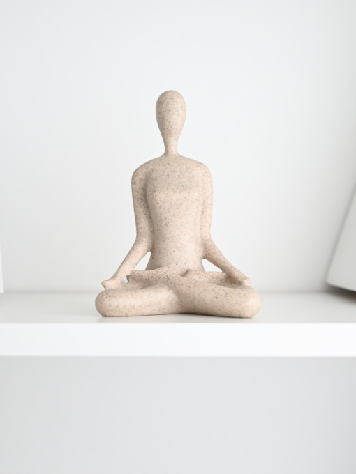Статуэтка "Йога" MBM MY HOME модель DH-ST-29-3 WHITE Фото