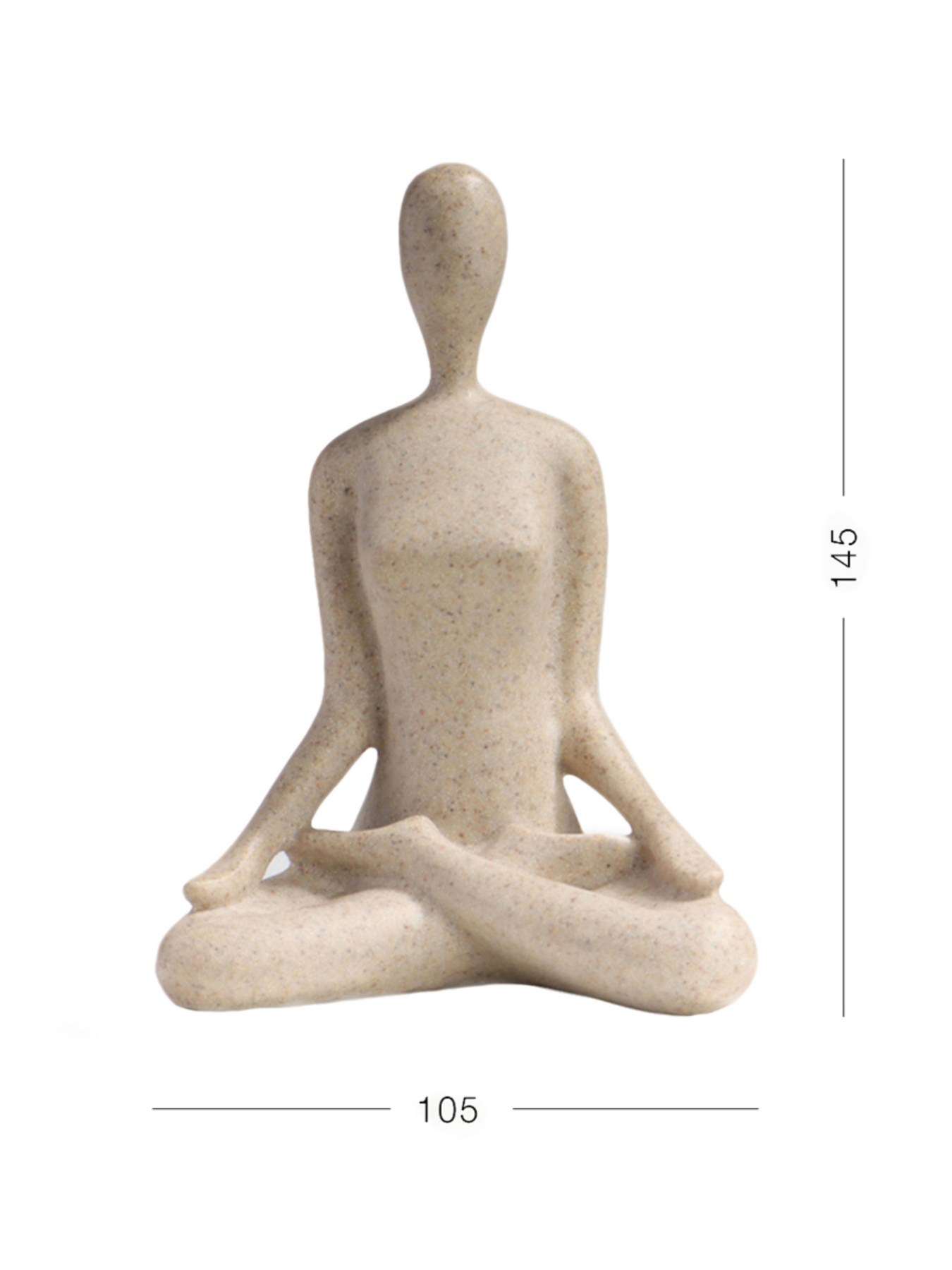 Статуетка "Йога" MBM HOME модель DH-ST-29-3 WHITE Фото
