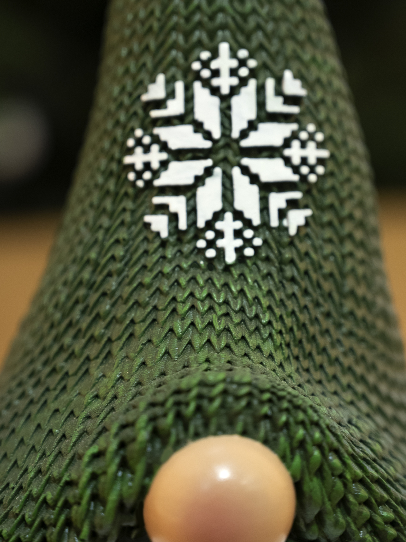 Статуетка новорічна "Гном" зелена MBM MY HOME модель DH-ST-32 GREEN/WHITE Фото