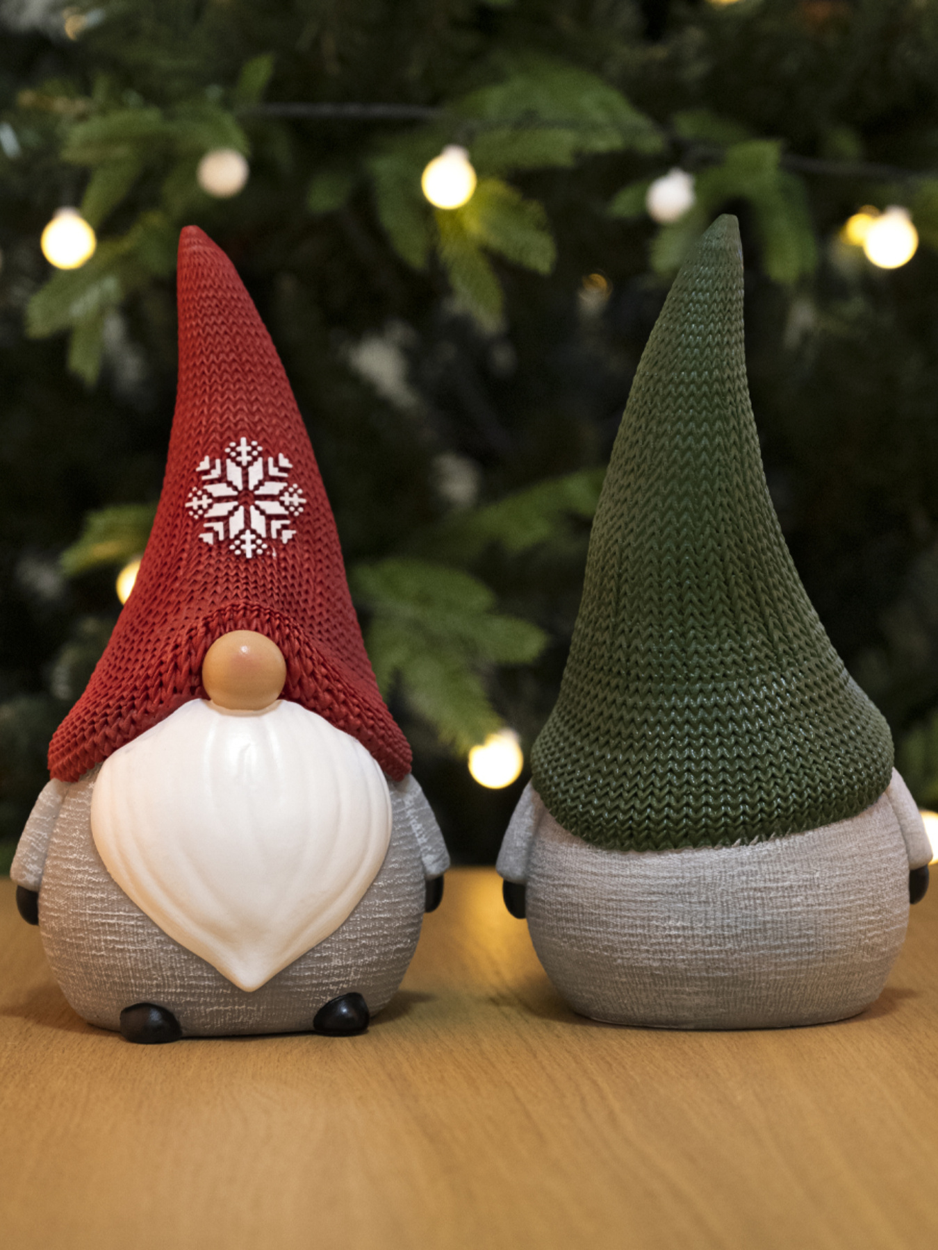 Статуэтка новогодняя "Гном" зеленая MBM HOME модель DH-ST-32 GREEN/WHITE Фото