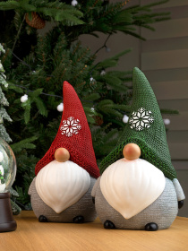 Статуетка новорічна "Гном" червона MBM MY HOME модель DH-ST-32 RED/WHITE Фото