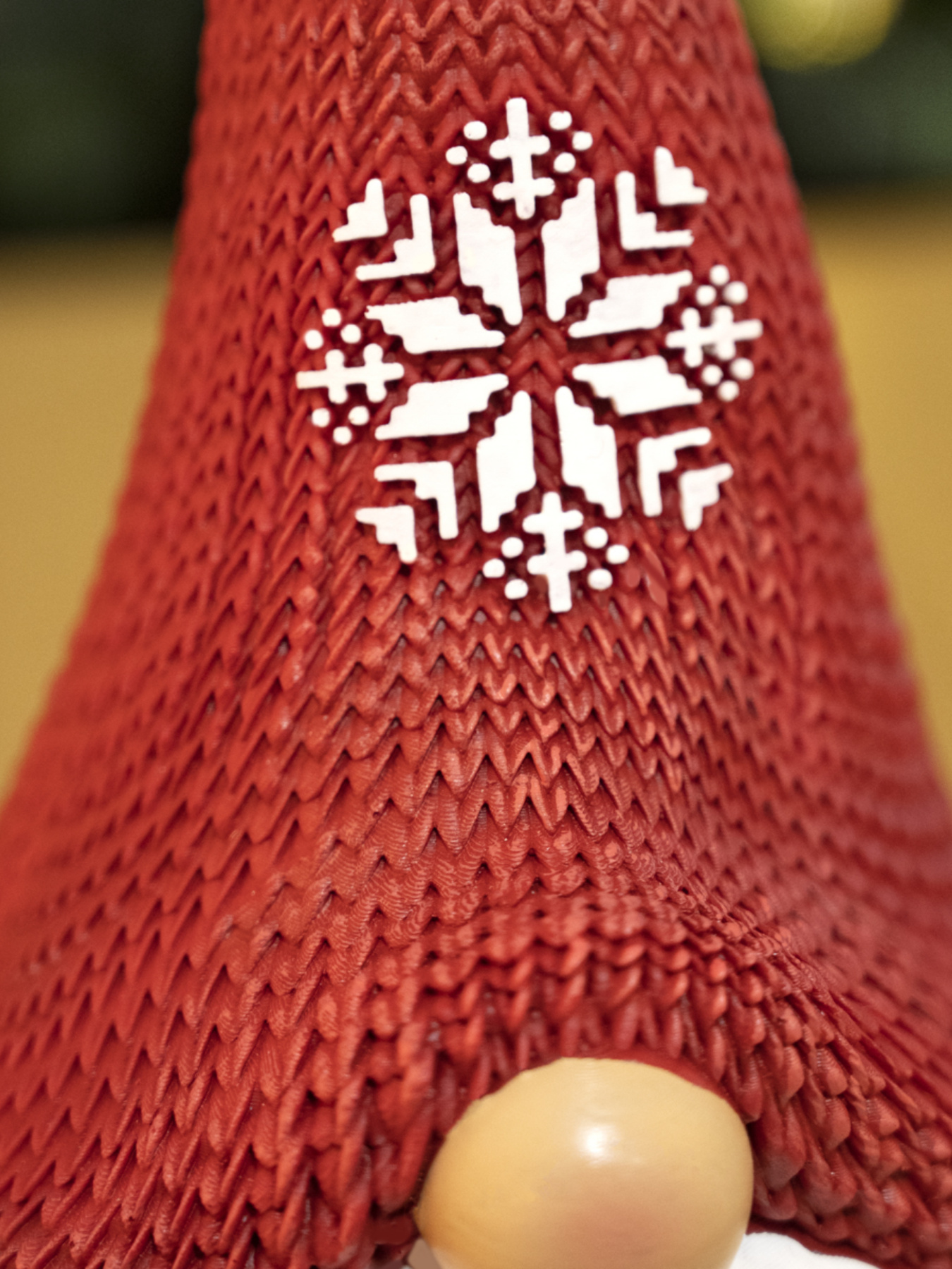 Статуетка новорічна "Гном" червона MBM HOME модель DH-ST-32 RED/WHITE Фото