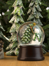 Снежный шар "Ёлка и снеговик" MBM MY HOME модель DH-ST-33 COLOR Фото