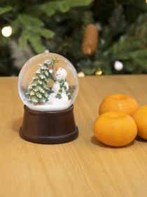 Снежный шар "Ёлка и снеговик" MBM MY HOME модель DH-ST-33 COLOR Фото