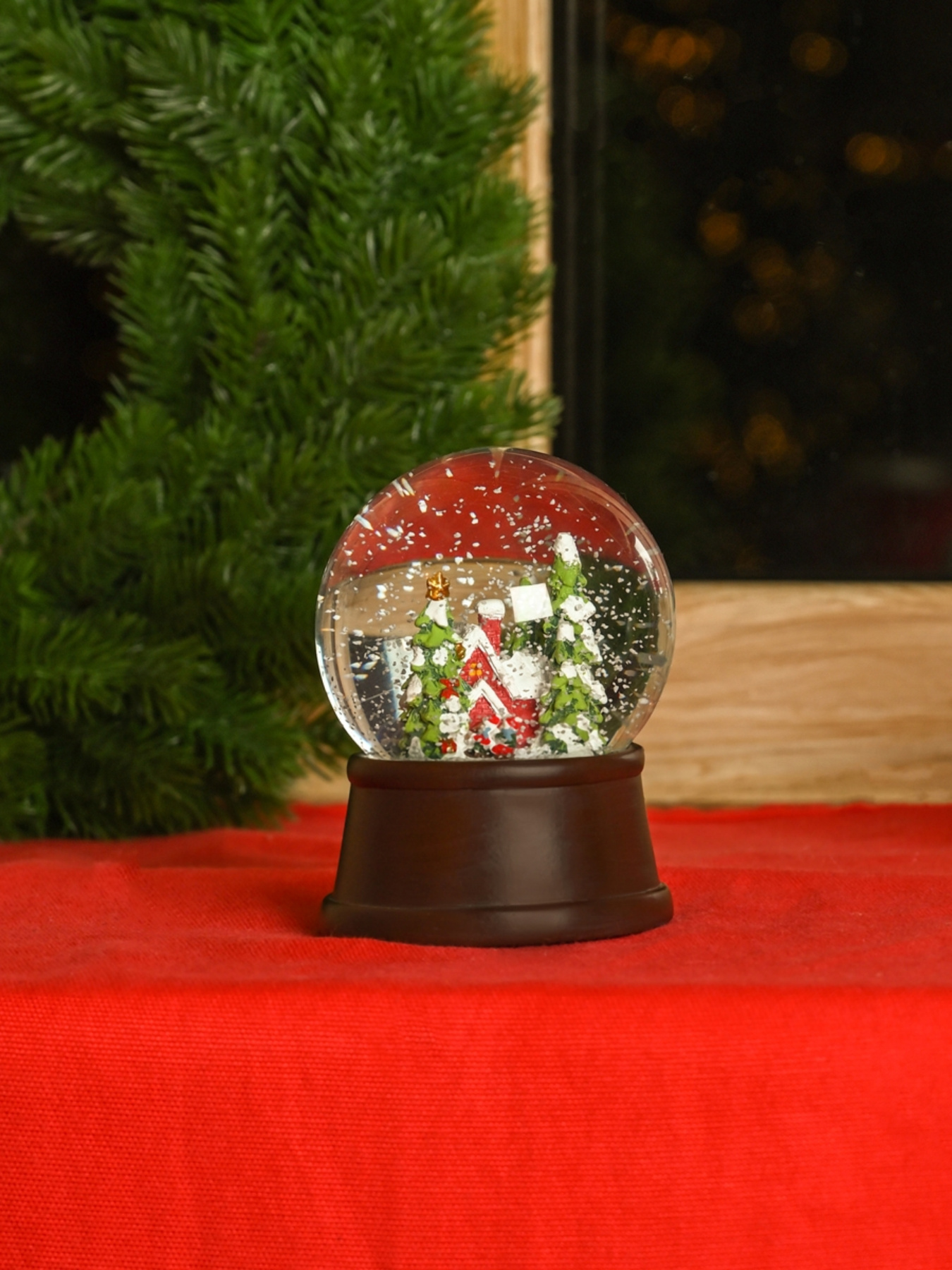 Снежный шар "Домик в лесу" MBM MY HOME модель DH-ST-34 COLOR Фото