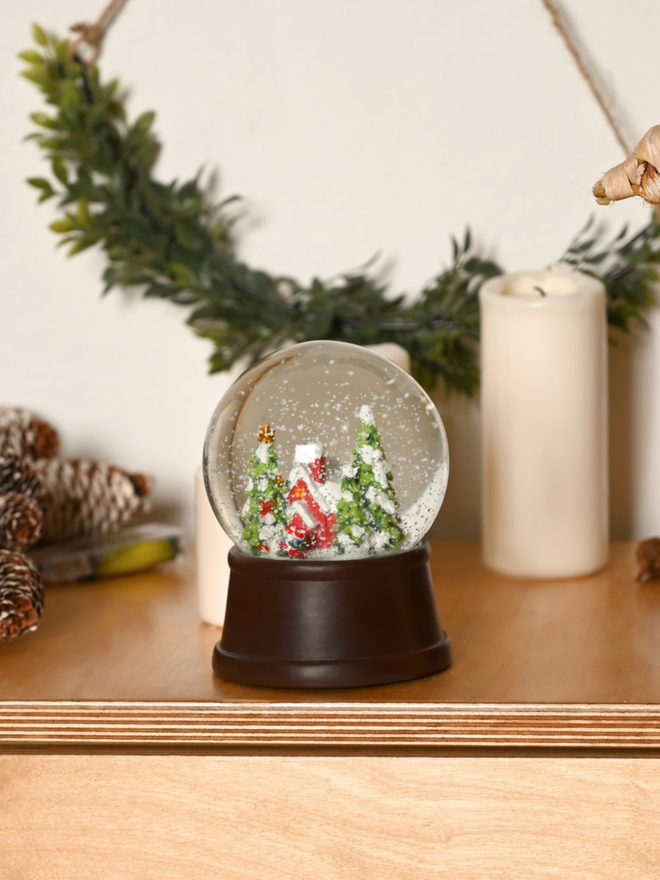 Снежный шар "Домик в лесу" MBM MY HOME модель DH-ST-34 COLOR Фото