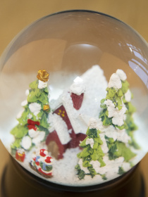 Снежный шар "Домик в лесу" MBM MY HOME модель DH-ST-34 COLOR Фото