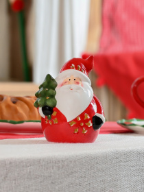 Статуэтка с подсветкой новогодняя "Санта с ёлкой" MBM HOME модель DH-ST-37 COLOR Фото