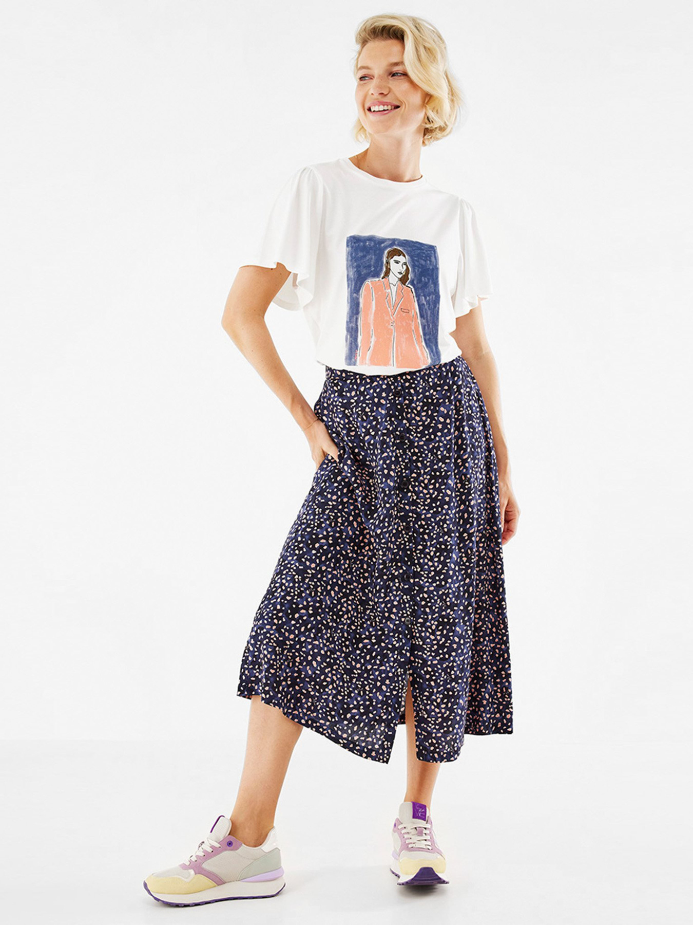 Юбка миди MEXX модель XC1703023W Фото