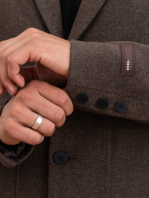 Пальто с утеплителем D&V couture модель 117-DVL-brown Фото