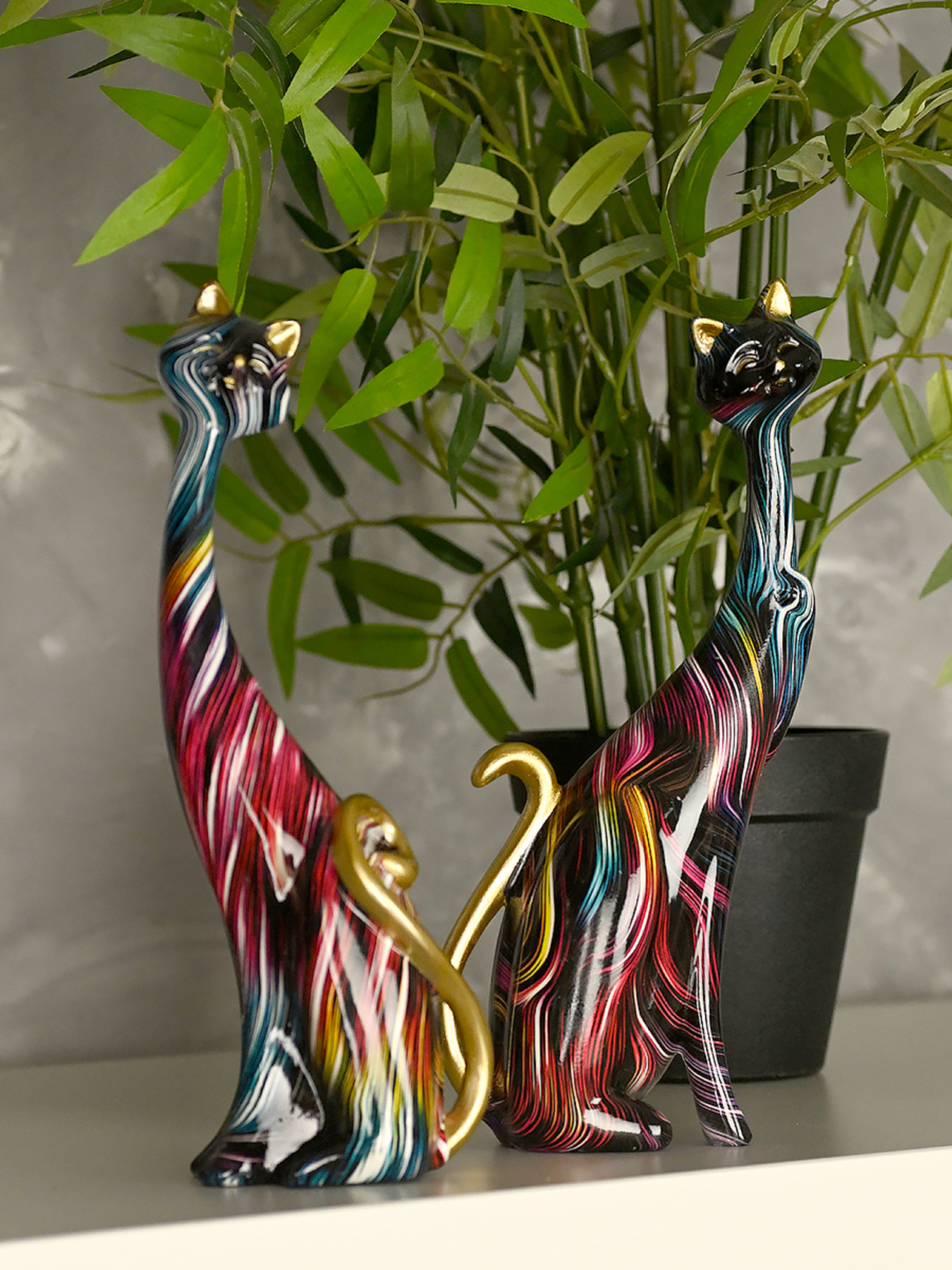 Статуэтка "Кошка" MBM HOME модель DH-ST-21 COLOR Фото