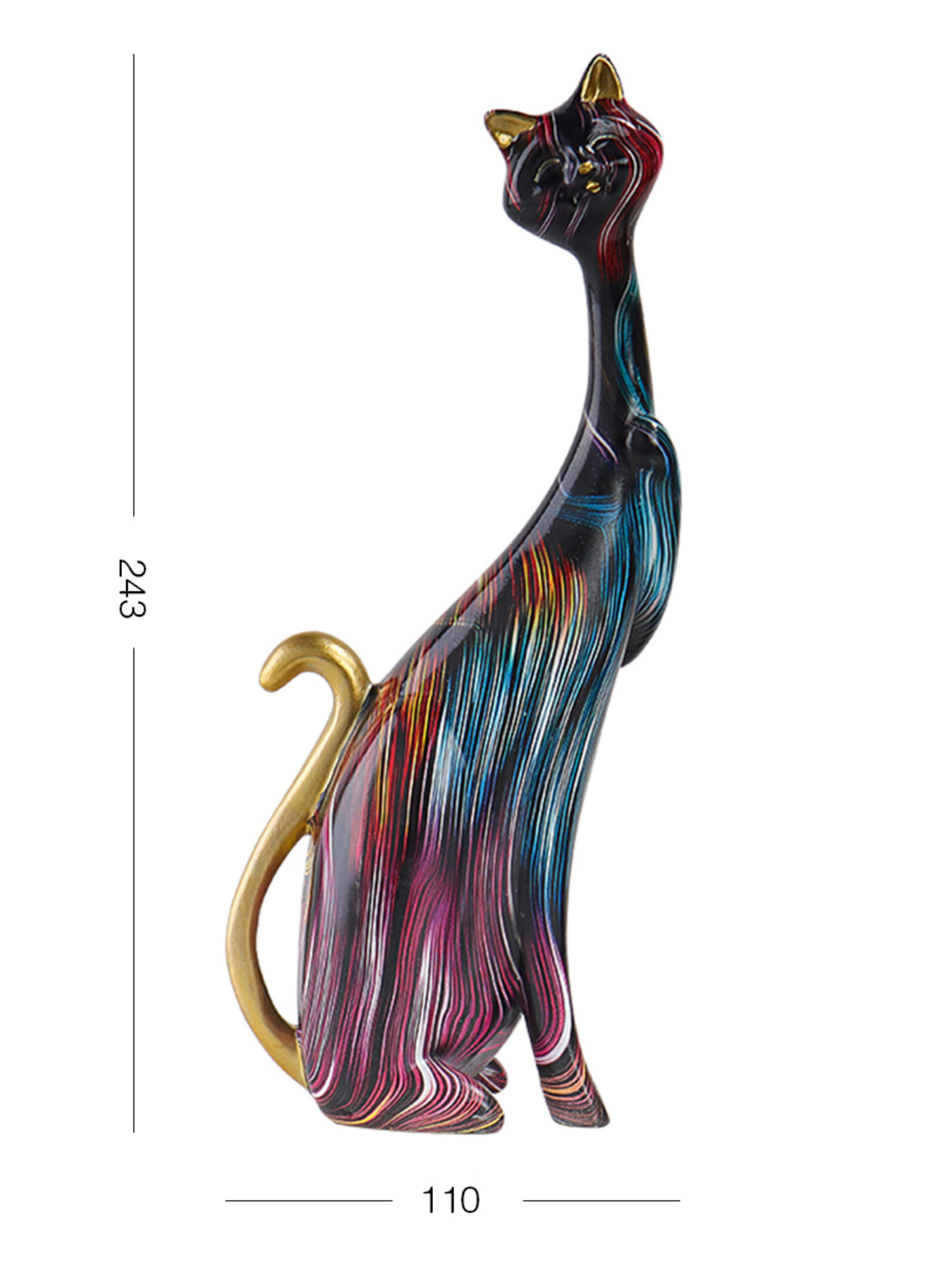 Статуэтка "Кошка" MBM HOME модель DH-ST-21 COLOR Фото