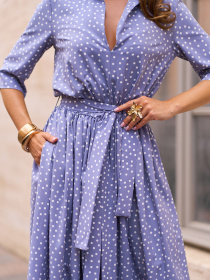 Платье макси ISSA Plus модель 15269_мультиколор Фото