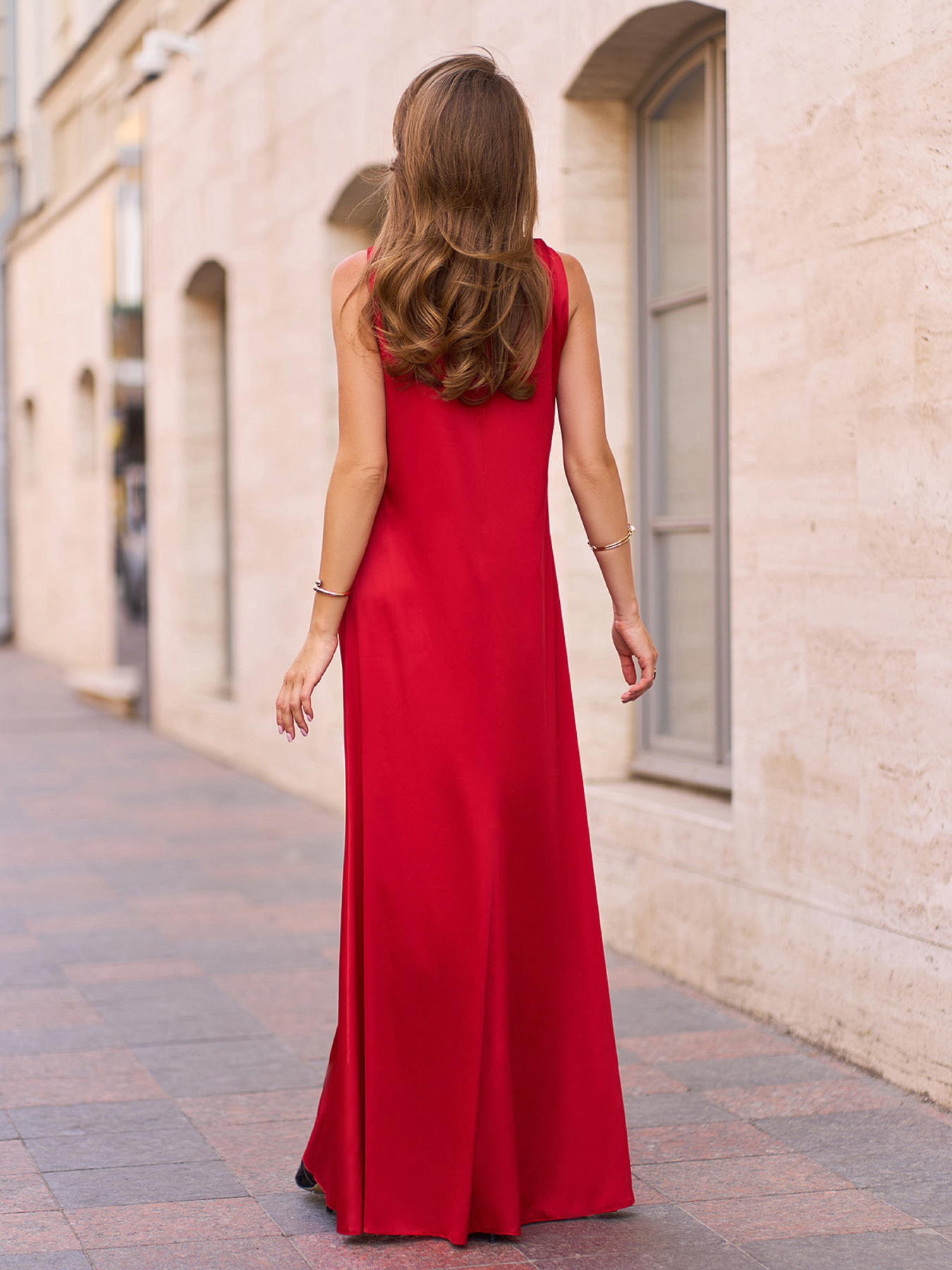 Сукня максі ISSA Plus модель 15270_красный Фото