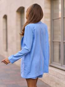 Костюм ISSA Plus модель 15273_голубой Фото