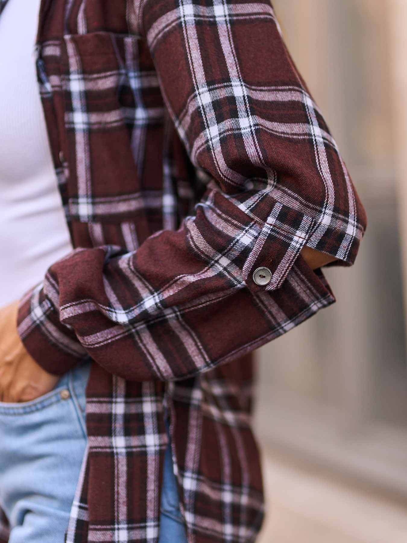 Рубашка ISSA Plus модель SA_648_коричневый Фото