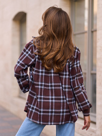 Рубашка ISSA Plus модель SA_648_коричневый Фото