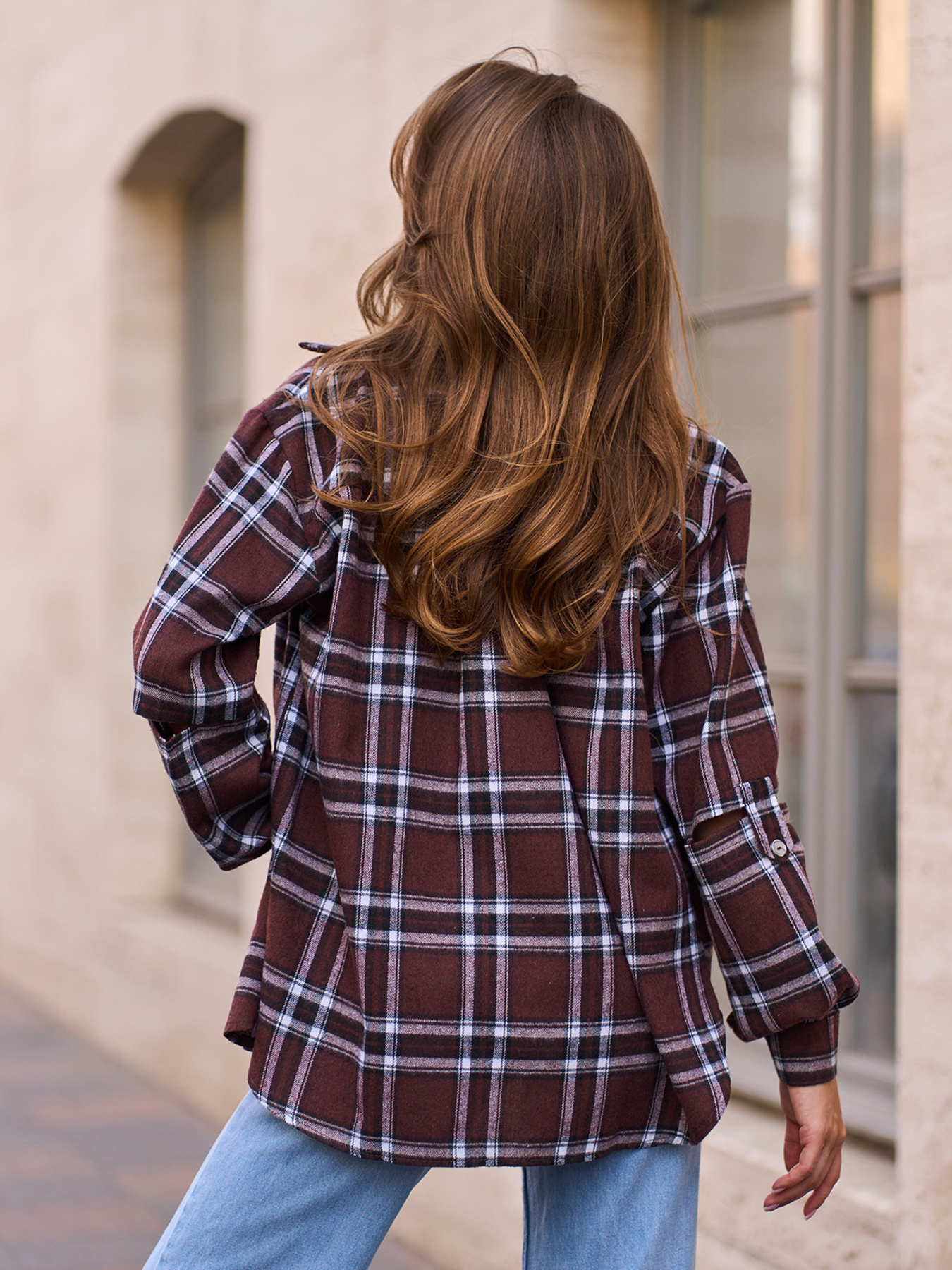 Сорочка повсякденна ISSA Plus модель SA_648_коричневый Фото