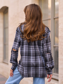 Сорочка повсякденна ISSA Plus модель SA_648_серый Фото