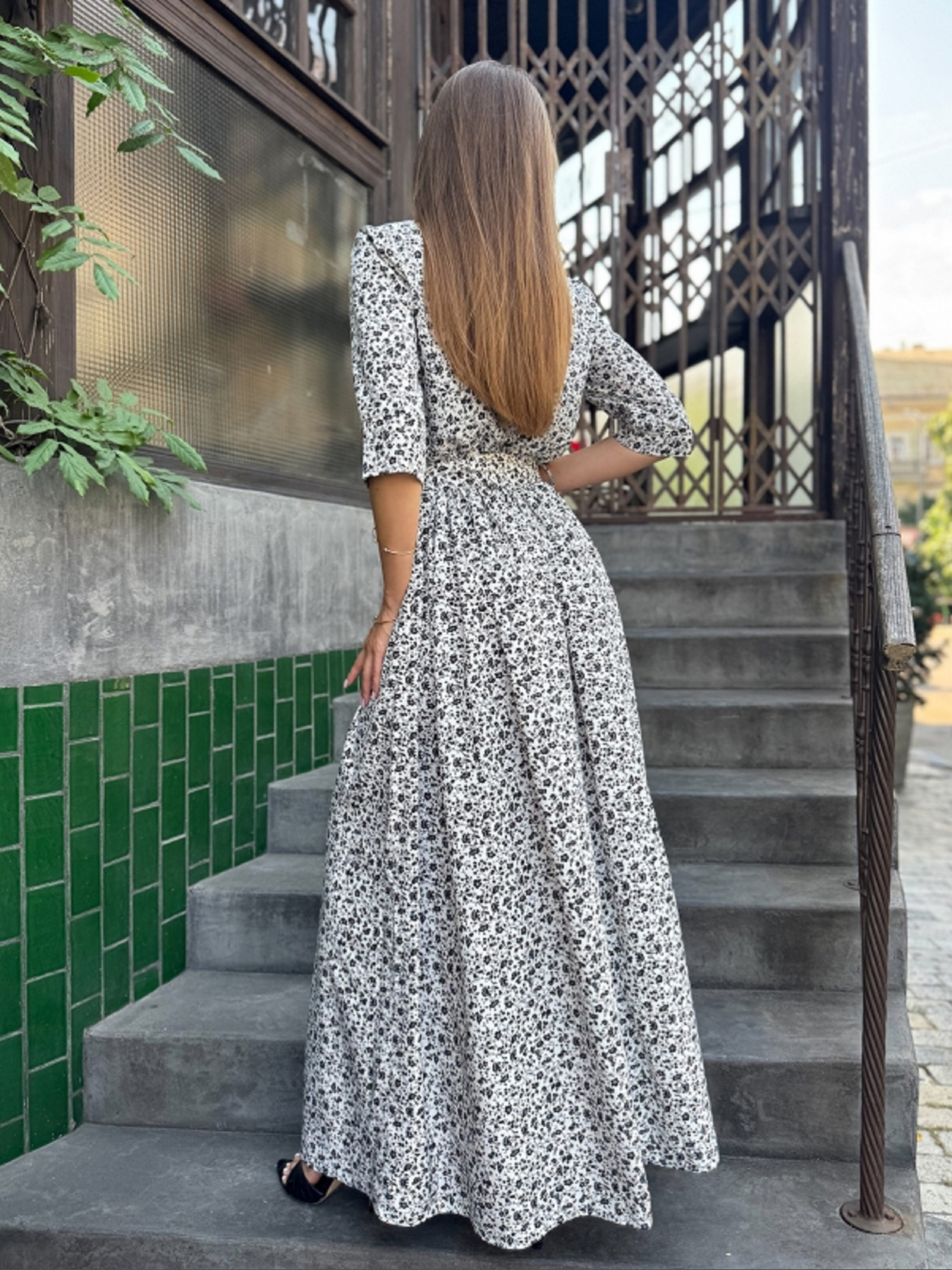 Сукня максі ISSA Plus модель 15274_белый Фото