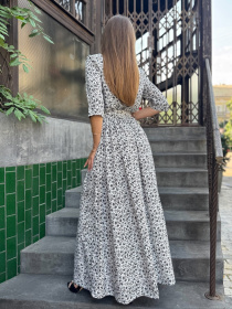 Сукня максі ISSA Plus модель 15274_белый Фото