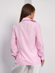 Рубашка ISSA Plus модель 14996_розовый Фото