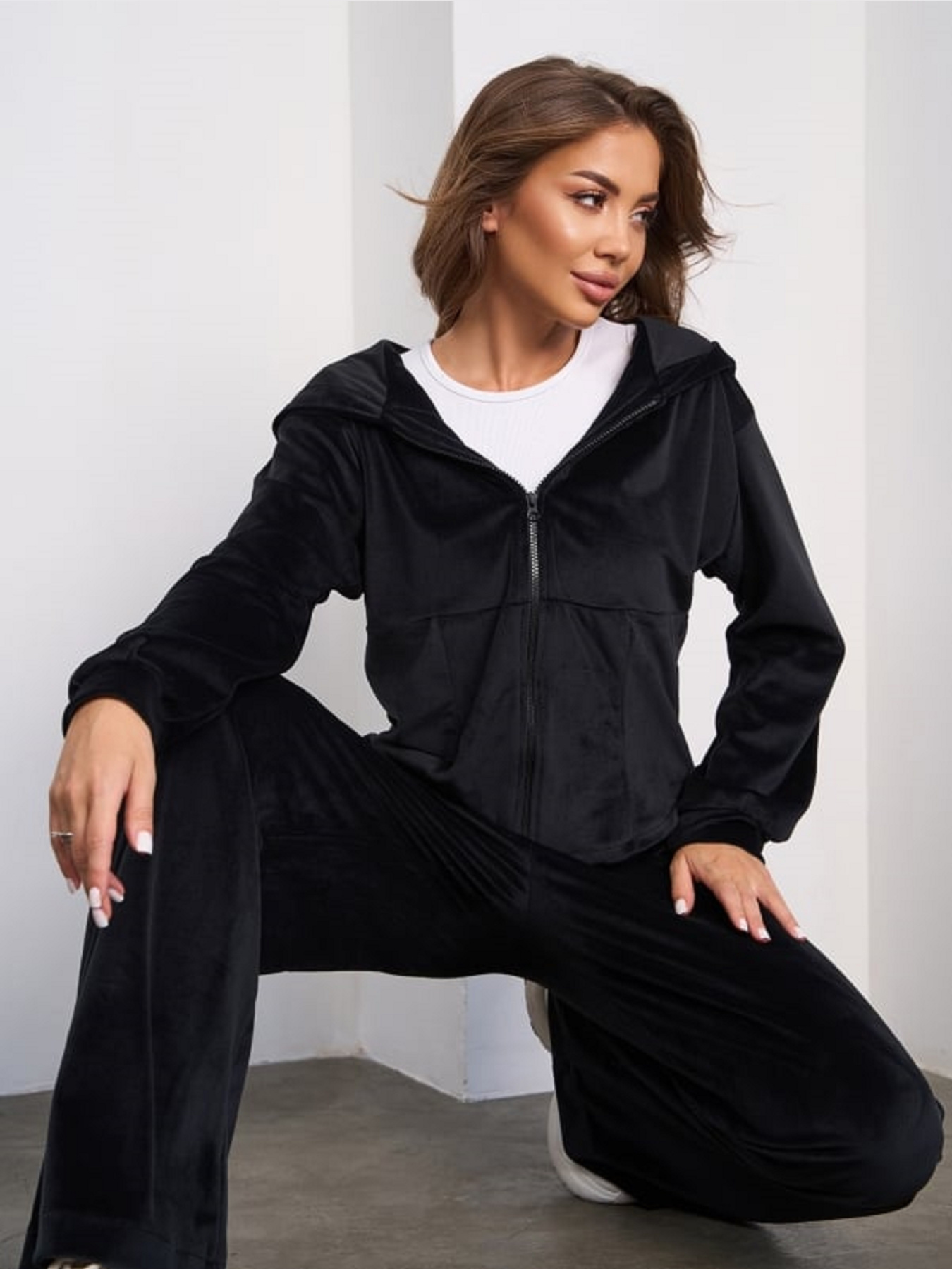 Спортивный костюм ISSA Plus модель 15280_черный Фото