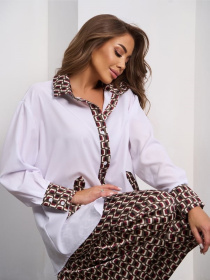 Костюм ISSA Plus модель 15282_мультиколор Фото