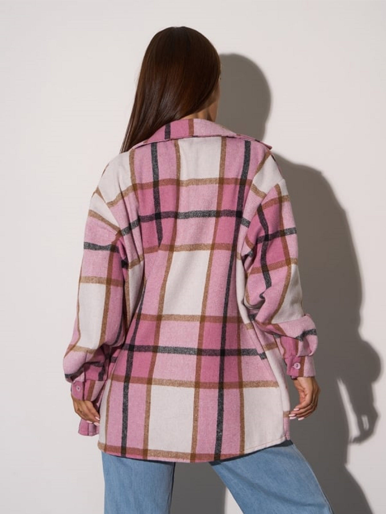 Рубашка ISSA Plus модель 14945A_розовый Фото